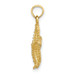 14K Yellow Gold Starfish With Beaded Texture Charm Pendant - (A92-875) 14K Yellow Gold Starfish With Beaded Texture Charm Pendant - (A92-875)