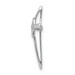 14K White Gold Diamond Accent Cross Chain Slide Pendant - (A97-202) 14K White Gold Diamond Accent Cross Chain Slide Pendant - (A97-202)