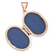 14K Rose Gold 17mm Diamond Locket - (A99-206) 14K Rose Gold 17mm Diamond Locket - (A99-206)