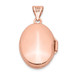 14K Rose Gold 17mm Diamond Locket - (A99-206) 14K Rose Gold 17mm Diamond Locket - (A99-206)