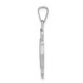 14K White Gold Polished and Satin St. Florian Badge Pendant 16mm width - (B11-290) 14K White Gold Polished and Satin St. Florian Badge Pendant 16mm width - (B11-290)
