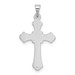 14K White Gold Budded Cross Charm - (B11-416) 14K White Gold Budded Cross Charm - (B11-416)