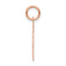 14K Rose Gold Saint Christopher Medal Charm - (B11-586) 14K Rose Gold Saint Christopher Medal Charm - (B11-586)