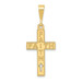 14K Yellow Gold Laser Cut Charm Pendant - (B13-524) 14K Yellow Gold Laser Cut Charm Pendant - (B13-524)
