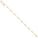 14K Yellow Gold Polished Disc Adjustable Anklet - Length 9'' inches - (C63-988) 14K Yellow Gold Polished Disc Adjustable Anklet - Length 9'' inches - (C63-988)
