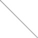 14K White Gold 0.8mm Round Snake Chain Anklet Bracelet - Length 9'' inches - (C64-190) 14K White Gold 0.8mm Round Snake Chain Anklet Bracelet - Length 9'' inches - (C64-190)