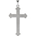 14K White Gold 25x16mm Cross Pendant - (B15-111) 14K White Gold 25x16mm Cross Pendant - (B15-111)