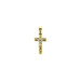 14K Yellow & White Gold 22x12.75mm Crucifix Pendant - (B15-401) 14K Yellow & White Gold 22x12.75mm Crucifix Pendant - (B15-401)