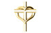 14K Yellow Gold Youth Cross with Heart Pendant - (B16-380) 14K Yellow Gold Youth Cross with Heart Pendant - (B16-380)