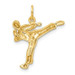 14K Yellow Gold Male Karate Charm - (A82-879) 14K Yellow Gold Male Karate Charm - (A82-879)