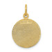 14K Yellow Gold Satin & Polished Communion Charm - (A82-884) 14K Yellow Gold Satin & Polished Communion Charm - (A82-884)
