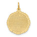 14K Yellow Gold Registered Nurse Disc Charm - (A82-965)