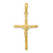 14K Yellow Gold Crucifix Pendant 34mm length - (A83-720) 14K Yellow Gold Crucifix Pendant 34mm length - (A83-720)
