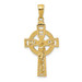 14K Yellow Gold Polished Celtic Crucifix Pendant - (A84-150) 14K Yellow Gold Polished Celtic Crucifix Pendant - (A84-150)
