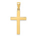 14K Yellow Gold Cross Pendant 29mm length - (A84-510) 14K Yellow Gold Cross Pendant 29mm length - (A84-510)