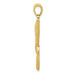 14K Yellow Gold Queen Nefertiti Profile Pendant - (A85-165) 14K Yellow Gold Queen Nefertiti Profile Pendant - (A85-165)