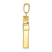 14K Yellow Gold Hollow Cross Pendant 26mm length - (A85-406) 14K Yellow Gold Hollow Cross Pendant 26mm length - (A85-406)