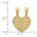 14K Yellow Gold Big Sister Little Sister Break-apart Charm - (A86-527) 14K Yellow Gold Big Sister Little Sister Break-apart Charm - (A86-527)