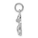 14K White Gold Cat Charm Pendant - (A97-350)
