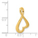 14K Yellow Gold Heart Shape Slide - (A98-305) 14K Yellow Gold Heart Shape Slide - (A98-305)
