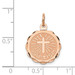 14K Rose Gold Baptism Charm - (A98-610) 14K Rose Gold Baptism Charm - (A98-610)