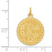 14K Yellow Gold A Date to Remember Charm Pendant - (A98-639)