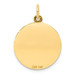 14K Yellow Gold Holy Communion Disc Pendant - (A98-714) 14K Yellow Gold Holy Communion Disc Pendant - (A98-714)