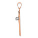 14K Rose Gold Diamond Cross Pendant - (B14-228) 14K Rose Gold Diamond Cross Pendant - (B14-228)
