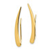 14K Yellow Gold Polished Pointed Ear Climber Earrings - (B42-734) 14K Yellow Gold Polished Pointed Ear Climber Earrings - (B42-734)