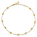 14K Yellow Gold Puff Rice Bead Anklet - Length 10'' inches - (C63-994) 14K Yellow Gold Puff Rice Bead Anklet - Length 10'' inches - (C63-994)