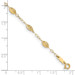 14K Yellow Gold Puff Rice Bead Anklet - Length 10'' inches - (C63-994) 14K Yellow Gold Puff Rice Bead Anklet - Length 10'' inches - (C63-994)