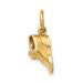 14K Yellow Gold Single Baby Shoe Charm - (A82-447)