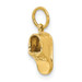 14K Yellow Gold Single Baby Shoe Charm - (A82-447)