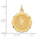 14K Yellow Gold Wrestling Disc Charm - (A82-524)