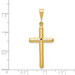 14K Yellow Gold Cross Pendant 42mm length - (A83-174) 14K Yellow Gold Cross Pendant 42mm length - (A83-174)