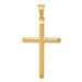 14K Yellow Gold 3-D Hollow Cross Pendant - (A83-277) 14K Yellow Gold 3-D Hollow Cross Pendant - (A83-277)