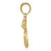 14K Yellow Gold Cat Charm - (A83-443)