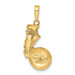 14K Yellow Gold Soccer Ball and Shoe Pendant - (A83-538) 14K Yellow Gold Soccer Ball and Shoe Pendant - (A83-538)