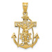 14K Yellow Gold Mariners Cross Pendant 29mm length - (A83-924) 14K Yellow Gold Mariners Cross Pendant 29mm length - (A83-924)