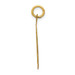 14K Yellow Gold Graduation Day Charm Pendant - (A98-529) 14K Yellow Gold Graduation Day Charm Pendant - (A98-529)