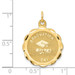 14K Yellow Gold Graduation Day Charm Pendant - (A98-529) 14K Yellow Gold Graduation Day Charm Pendant - (A98-529)