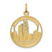 14K Yellow Gold Chicago Skyline Charm - (A82-546) 14K Yellow Gold Chicago Skyline Charm - (A82-546)