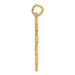 14K Yellow Gold Eastern Orthodox Cross Pendant 34mm length - (A82-887) 14K Yellow Gold Eastern Orthodox Cross Pendant 34mm length - (A82-887)