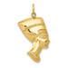 14K Yellow Gold Queen Nefertiti Charm - (A84-433) 14K Yellow Gold Queen Nefertiti Charm - (A84-433)