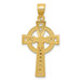 14K Two-tone Gold Iona Crucifix Pendant - (A84-685)