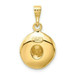 14k Yellow Gold Polished Sombrero Pendant - (A85-783) 14k Yellow Gold Polished Sombrero Pendant - (A85-783)