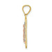 14k Tri-Color Gold Diamond-cut Lady of Guadalupe Pendant - (A86-258) 14k Tri-Color Gold Diamond-cut Lady of Guadalupe Pendant - (A86-258)