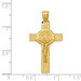 14k Yellow Gold San Benito 2-Sided Crucifix Pendant - (A86-262) 14k Yellow Gold San Benito 2-Sided Crucifix Pendant - (A86-262)