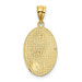 14K Yellow Gold Yellow & Rose Gold Two-tone Guadalupe & 15 Pendant - (A87-108) 14K Yellow Gold Yellow & Rose Gold Two-tone Guadalupe & 15 Pendant - (A87-108)