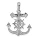 14K White Gold Mariner's Cross Pendant - (A87-464) 14K White Gold Mariner's Cross Pendant - (A87-464)